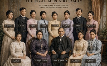 Growing Up in a Large Family: Rizal Among His Ten Siblings