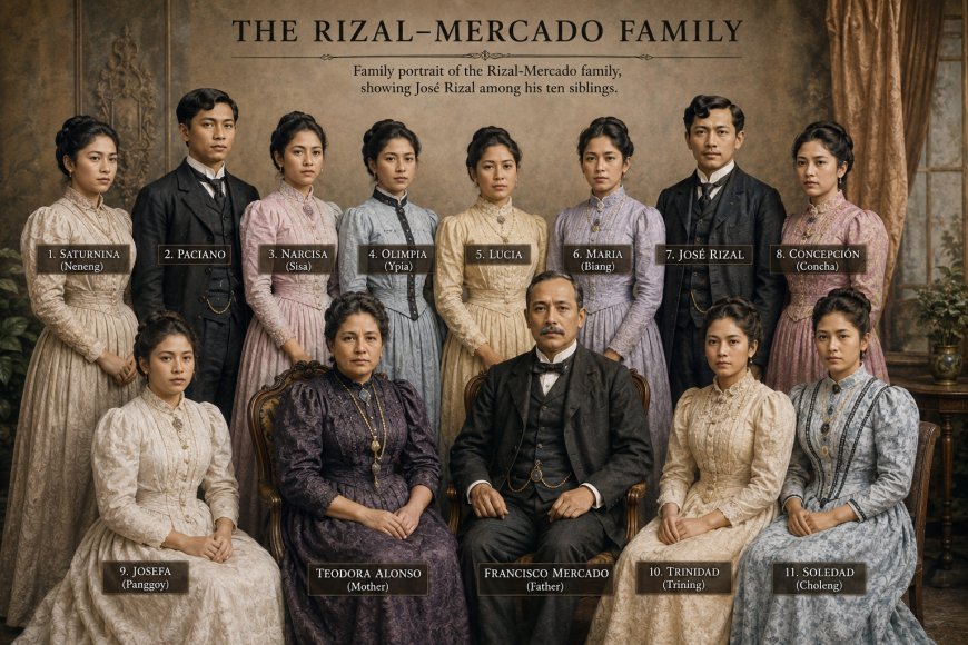 Growing Up in a Large Family: Rizal Among His Ten Siblings